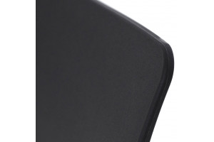 Стул Pinko Black на черных опорах с подлокотниками Черный/Серый/Черный