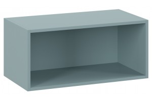 Шкаф Flex надставной открытый серо-голубой