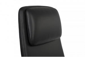 Кресло руководителя Avorio высокая спинка черная база кожа/алюминий, черный Кресло руководителя Avorio высокая спинка черная база кожа/алюминий, черный
