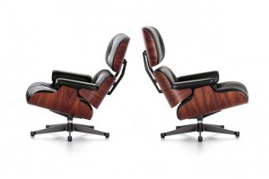  Eames Style Lounge Chair & Ottoman  / XL