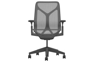 Кресло Herman Miller Cosm, средняя спинка, цвет Graphite, регулируемые подлокотники