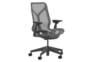 Кресло Herman Miller Cosm, средняя спинка, цвет Graphite, регулируемые подлокотники