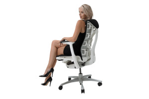 Кресло Herman Miller Embody Dark Carbon - White/Titanium (Balance)