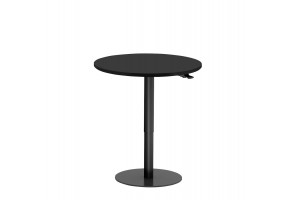Sit-to-Stand стол D 80 графит ГРАФИТ/ЧЕРНЫЙ
